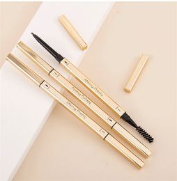 Double Head Eyebrow Pencil Long Lasting Waterproof 5 Colors Eye Brow Pen Tint Mascara Enhance Cosmetics Beauty Women Makeup 240522