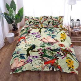 Bedding sets Exotic Garden Set King Queen Twin Single Size Duvet Cover Cases Bed with case No Sheet for Girls H240531