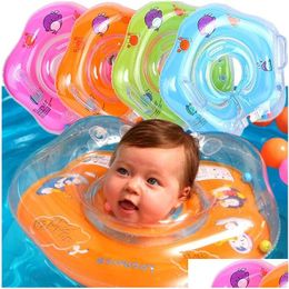 Bath Toys New Inflatable Baby Swimming Neck Ring Tube Safety Infant Float Circle For Bathing Accessories Drop Delivery Kids Maternity Otj7S