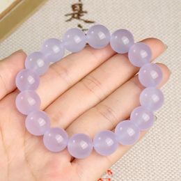 Natural Burmese Jade Single Loop Refers To The Antique Style of Unisex Bracelet Buddha Beads Jewellery for Girlfriend Gifts 240522