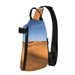 Backpack Namib Desert Shoulder Bags South Africa Print Workout Chest Bag Men Camping Graphic Sling Casual School Small