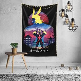 Tapestries 3d Anime All Might Tapestry Durable Wall Hanging Poster Art For Living Room Bedroom Dorm Home Decor 60 X