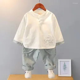 Clothing Sets Childrens Wear Boys Han Suit Spring And Autumn Tang Babys Summer Chinese Style Two-piece