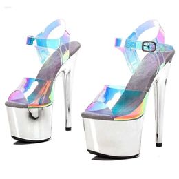 LAIJIANJINXIA Upper PVC Sandals cm inches Fashion Sexy Exotic High Heel Platform Party Women Pole Da 5d3