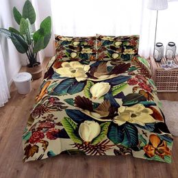 Bedding sets Exotic Garden Set King Queen Twin Single Size Duvet Cover Cases Bed with case No Sheet for Girls H240521 ATX0