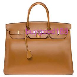 Aa Biriddkkin Delicate Luxury Womens Social Designer Totes Bag Shoulder Bag Fantastic 40 Handbag in Gold Leather Fashion Womens Bag