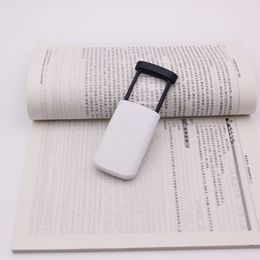 4X Pull-Out Pocket Loupe Portable Rectangular Loupe Magnifier with LED Light Lighted Magnifying Glass for Elderly Reading Repair