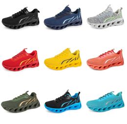 2024 men women running shoes five GAI black navy blue light yellow mens trainers sports Breathable Outdoor sneakers