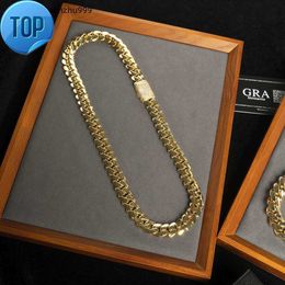 Designer Cuban Link Chain Pendant Necklaces Wholesale Choker 18k Gold Custom Gold Cuban Link Chain 24k Gold Cuban Miami Chain 20mm Miami Cuban Chain Necklace