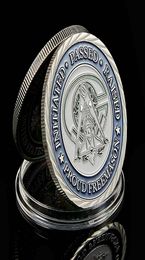 Euro Ma Freemasonry Brotherhood Craft Silver And Blue Colour Round Double Collectible Coin9409142