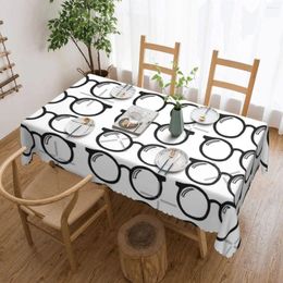 Table Cloth Sunglasses Tablecloth 54x72in Wrinkle Resistant Home Decor
