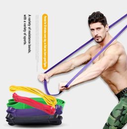 Resistance Bands Fitness Yoga Latex Rubberband Tension Exercise Elastic Strength Pilates Equipment Training Expander Unisex24565117688918