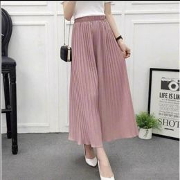Women's Pants Summer Pleated Wide Leg Thin Cropped Loose And Fashionable Oversized Lotus