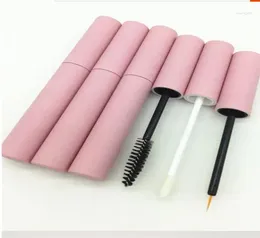 Party Decoration 100pcs 10 ML Empty Lip Gloss Tubes Pink Plastic Cosmetic Container Refillable DIY Mascara Eyeliner Eyelash Liquid Tube