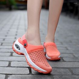 Slippers Women Shoes Casual Increase Cushion Sandals Non-slip Platform Sandal For Breathable Mesh Outdoor Walking