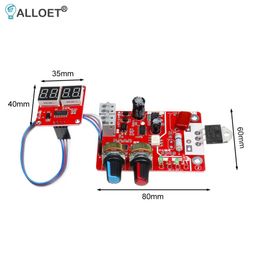 Spot Welding Machine Control Board Adjustable Time Current Transformer Controller Board Digital Display DIY Battery Accessories