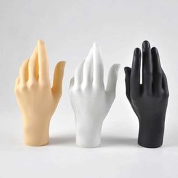 Action Toy Figures Female body model hand drawn plastic Jewellery ring display glove frame home decoration H240522