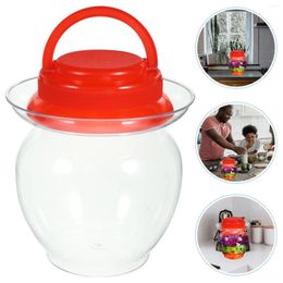 Storage Bottles Kimchi Containers Household Pickle Jar Home Sealed Bottle Airtight Fermenting The Pet Plastic Pickling