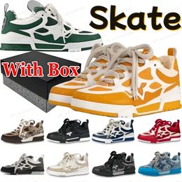 Designer Skateschuhe geprägte Trainer Sneakers Trainer Boden Frauen Männer Mesh Abloh Sneaker Plattform Virgil Maxi Freizeitschuhe Schwarze Läufer Trainer Schuhe 36-45