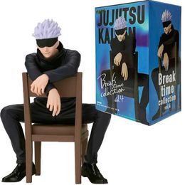 Action Toy Figures 11cm New Gojo Satoru Anime Jujutsu Kaisen Action Picture Itadori Yuji Sitting Noodle Plug Model Toy Japanese Doll Hobbies Q240521