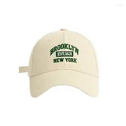 Ball Caps Brooklyn Embroidered Baseball Cap - Lightweight And Adjustable Sun Hat For Women Men