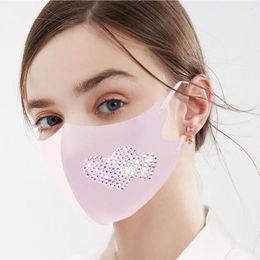 Cycling Caps Breathable Diamond Masks Reusable Anti-UV Sunscreen Mask Anti Dust Skin-Friendly Anti-sun Four Seasons