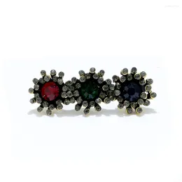 Brooches CINDY XIANG Rhinestone Flower For Women Vintage Fashion Jewellery High Quality