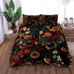 Bedding sets Exotic Garden Set King Queen Twin Single Size Duvet Cover Cases Bed with case No Sheet for Girls H240521 ZE06