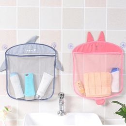 Storage Bags Cartoon Hanging Color Mesh Baskets Home Bathroom Sundries Bath Toys Bag