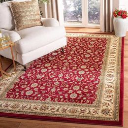 Carpets SAFAVIEH Lyndhurst Collection Area Rug 10' X 14' Red & Ivory Traditional Oriental Design Non-Shedding Easy Care Living Room US