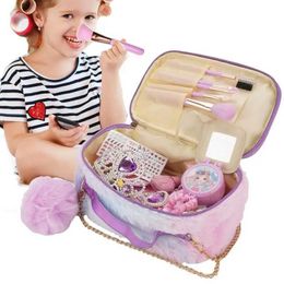 Beauty Fashion Childrens toy simulation makeup set pretends to be makeup toys girls play house simulation makeup toys fun games girls gift toys WX5.21 WX5.21