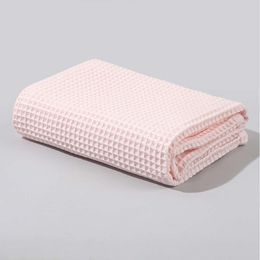 Waffle Summer Swaddle Wrap Cotton Gauze Soft Baby Receiving Blanket Stroller Covers Crib Quilt Toddler Bath Towels