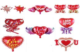 Valentine039s Day I Love You Heart Balloon Heartshaped Foil Balloons Wedding Decor Cartoon Balloons Party Decoration Balloon T9651044