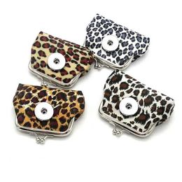 Keychains Lanyards Leopard Print Mini 020 fabric leather 18mm buckle childrens bag charm keyring wallet keychain Jewellery Q240521