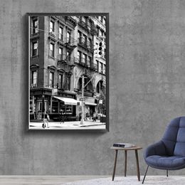 Black And White Vintage Photo Classic Movie Posters Vintage Room Bar Cafe Decor Stickers Wall Painting