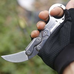 Handle Mechanical Camping Steel Survival High Hardness Claw Outdoor Folding Knife C3f316