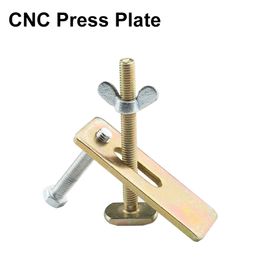 80mm 100mm CNC Milling Engraver Platen Clamp Fastening Platen Router Steel Plate Splint For Machine Tool T-Slot Table