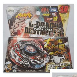 Spinning Top Tomy Beyblade Metal Battle Fusion Bb108 L Drago Destroy F S 4D Sistem With Light Launcher 230814 Drop Delivery Toys Gifts Otykd