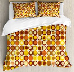 Bedding sets Nature Bedspread Lemon Tree Branches Gardening Design Decorative Quilted 3 Piece Coverlet Set with 2 Shams Full Size H240521 3YSZ