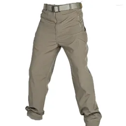Men's Pants Multi-Pockets Casual Tactical Waterproof Men Military Cargo Wear-resistant Trousers Male Outdoor Hiking