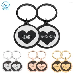 Dog Tag Design Free Engraved Pet ID Tags Personalised Stainless Steel Kitten Cats Dogs Collar Puppy Name Accessories