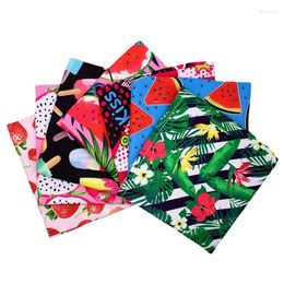 Dog Apparel 5PCS/Lot Pet Bandana Summer Triangular Towel Supplies Birthday Celebrating Vacation Products All For Cats Party