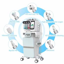 7In 1 Beauty instrument Vacuum face cleaning Water Oxygen Jet Peel Hydro Diamond Dermabrasion Machine Pore Cleaner Facial Care Household Beauty Equipment