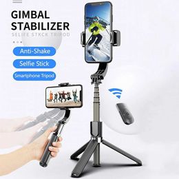 Selfie Monopods Universal joint Stabiliser smartphone Bluetooth handheld with tripod selfie bar folding universal suitable for mobile phones iPhone d240522