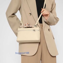 Lare Bag Lunch Box Bag Women Womens 2024 new lunch box bag bag leather one shoulder crossbody handbag makeup bag womens portable small square bag