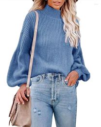 Women's Polos 2024 Autumn And Winter Sweater High Neck Pullover