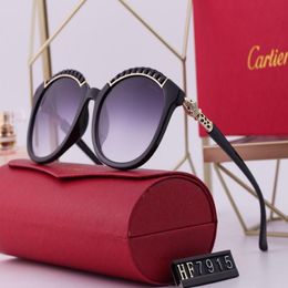 Designer Polarizerd Sunglasses for Mens Glass Mirror Gril Lense Vintage Sun Glasses Eyewear Accessories womens with box 7915# 265F