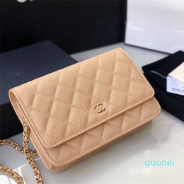 Designer -Crossbody Woc Bags Fashion Litchi Cowhide Purse Designer Woman Handbag High Quality Designer Wallets Womens Whit Box