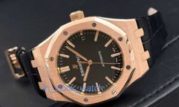 AAoipiy Watch Luxury Designer 18K Rose Gold Mechanical Mens Watch 15450OR OO D002CR.01