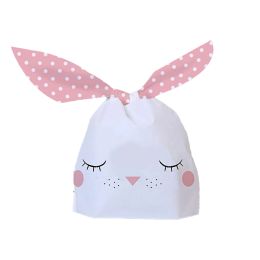 50pcs Rabbit Ears Waterproof Biscuits Kids Candy Envelope Gift Bags Cute Plastic for Party
